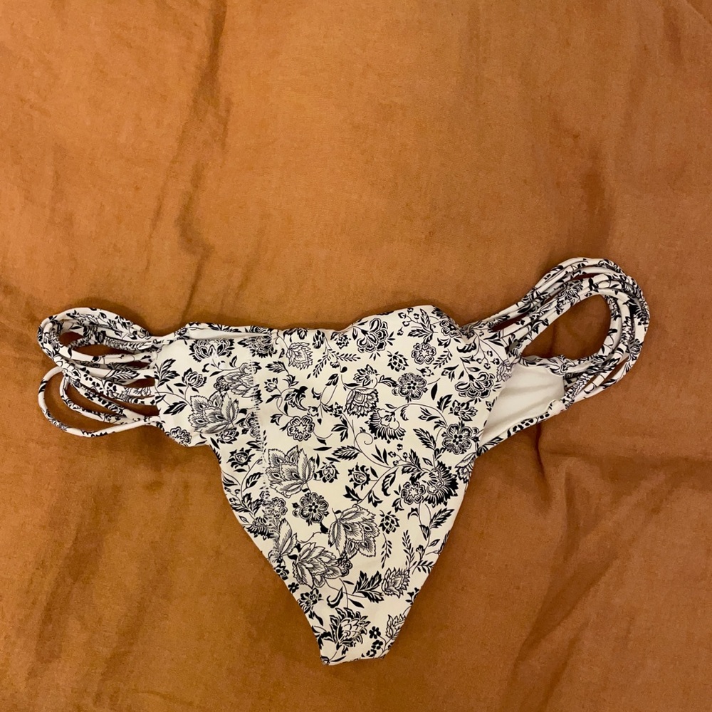 Boys + Arrows Black and White Bikini Bottom